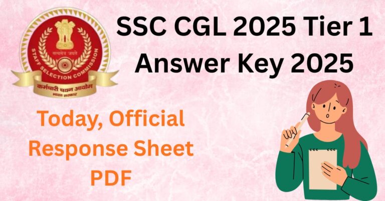 SSC CGL Tier 1 Exam 2025 Answer Key