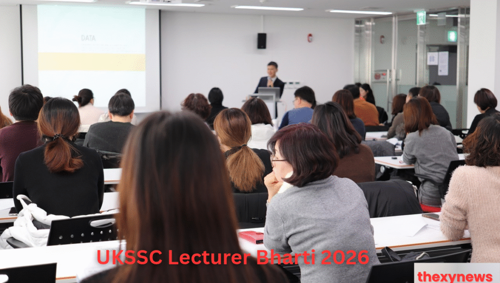 UKSSC Lecturer Bharti 2026