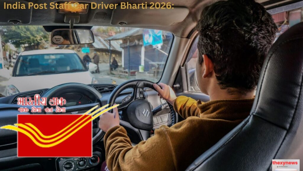 India Post Staff Car Driver Bharti 2026
