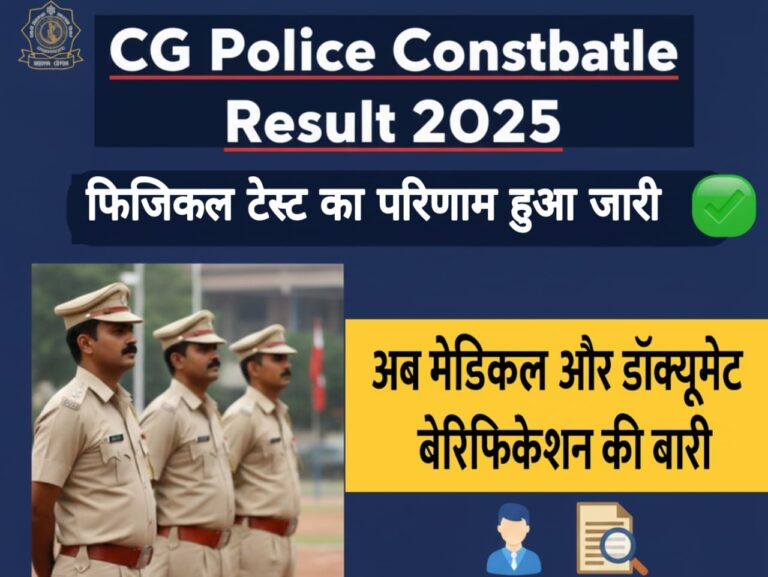 CG Police Constable Results2025