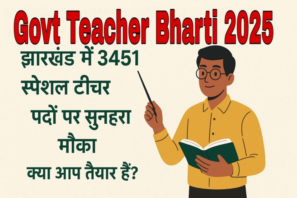 Govt Teacher Bharti 2025