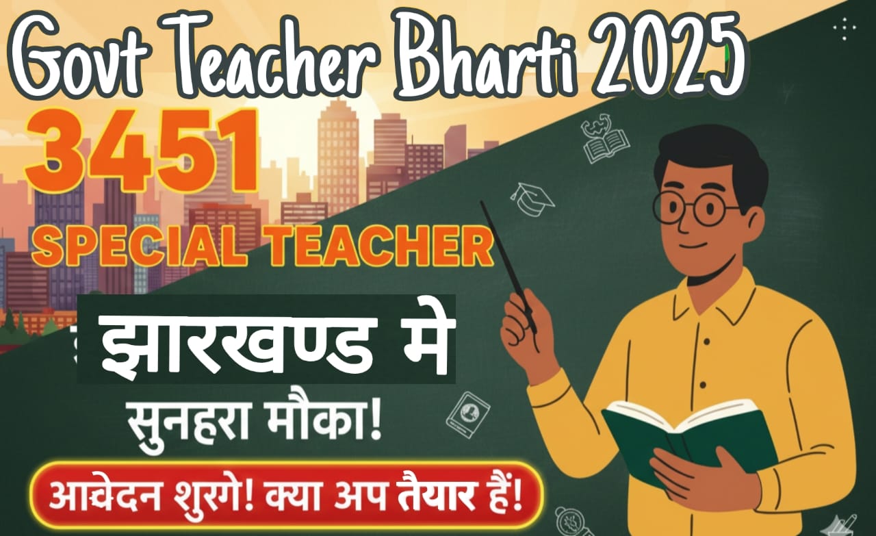 Govt Teacher Bharti 2025: