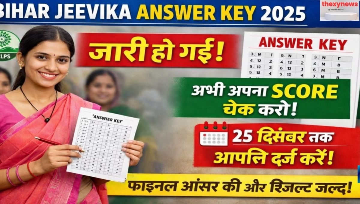 Bihar Jeevika Answer Key 2025