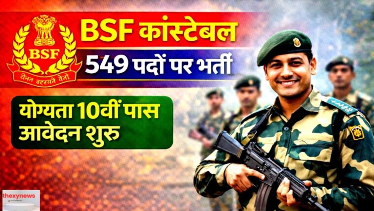 BSF Sports Quota Recruitment 2025