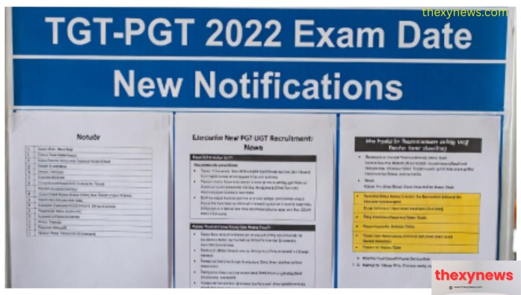 TGT-PGT 2022 Exam Date