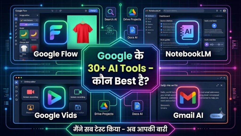 Google ke 30+ Free AI Tools